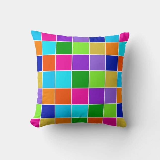 Magic Marker Checkers Cushion (Front)