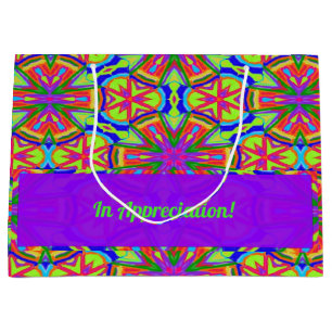 Magic Marker Kaleidoscope Large Gift Bag