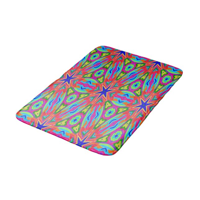 Magic Marker Stars Bath Mat (Angled)