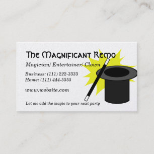 Magic Me/ Magician Business Card