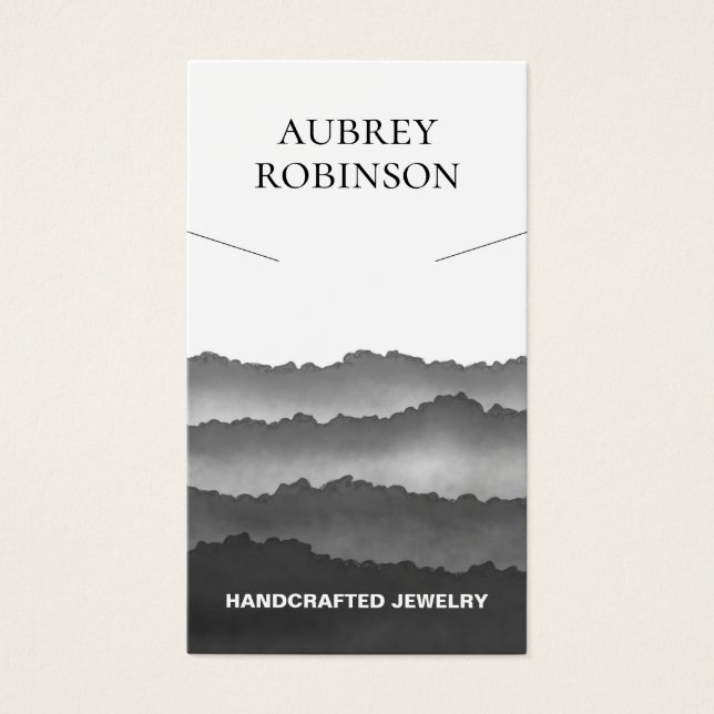 Magic Misty Mountains Black Necklace Display Card (Front)
