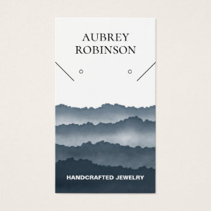 Magic Misty Mountains Blue-Grey Display Card