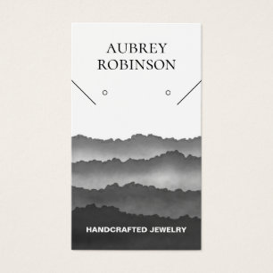 Magic Misty Mountains Grey Display Card