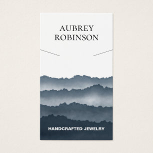 Magic Misty Mountains Grey Necklace Display Card