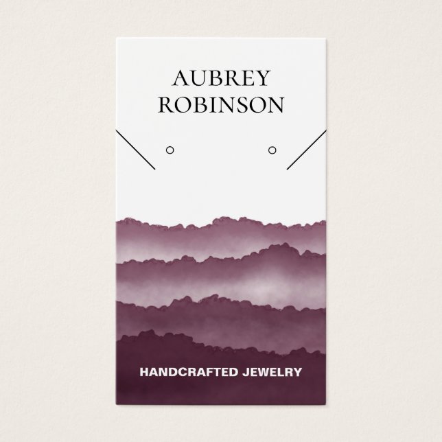 Magic Misty Mountains Red Display Card (Front)