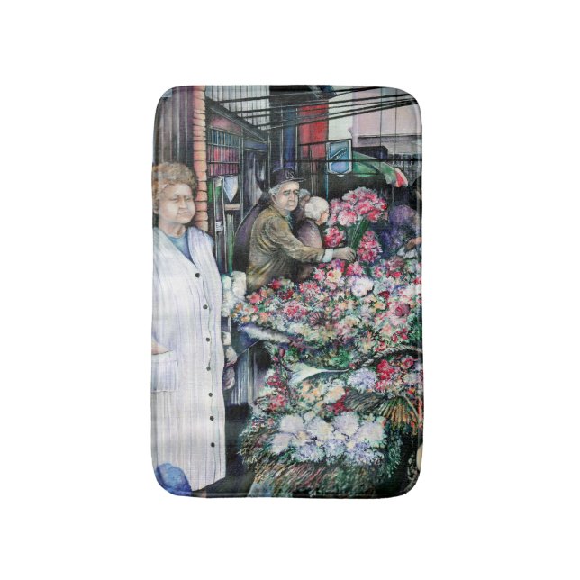 Magic Moment in Misloc Market Bath Mat (Front Vertical)