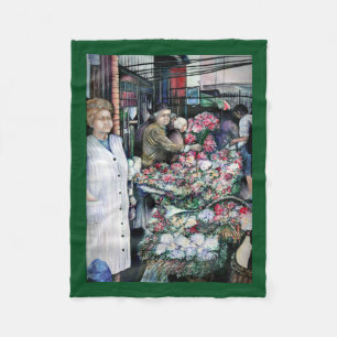 Magic Moment in Misloc Market Fleece Blanket