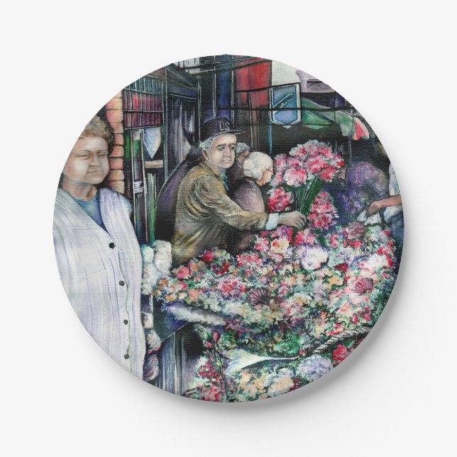 Magic Moment in Misloc Market Paper Plate (Front)