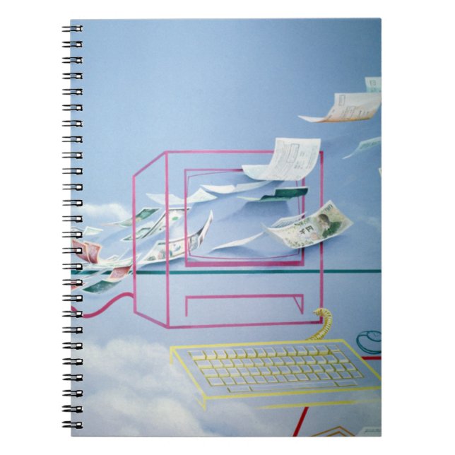 Magic Money detail Spiral Notebook (Front)