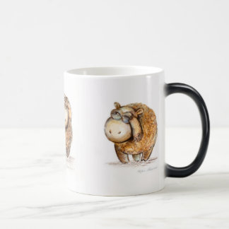 Magic mug. Tree little sheep. Magic Mug
