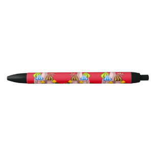 Magic Mushroom Cathedral Thunder_Cove  Black Ink Pen