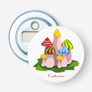 Magic Mushroom Cathedral Thunder_Cove Bottle Opener