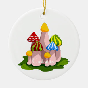 Magic Mushroom Cathedral Thunder_Cove Ceramic Tree Decoration
