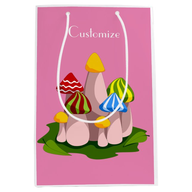 Magic Mushroom Cathedral Thunder_Cove Medium Gift Bag (Front)