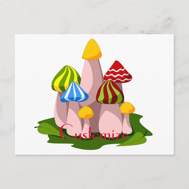 Magic Mushroom Cathedral Thunder_Cove  Postcard (Front)