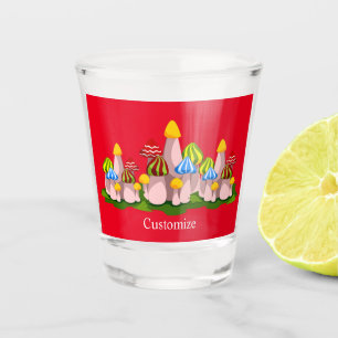 Magic Mushroom Cathedral Thunder_Cove  Shot Glass