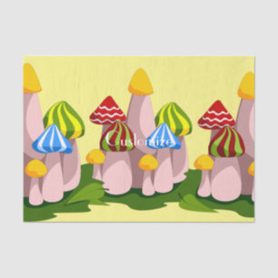 Magic Mushroom Cathedral Thunder_Cove Tissue Paper
