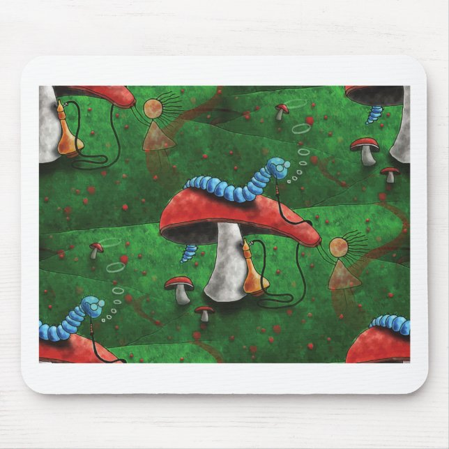 Magic Mushroom Mouse Pad (Front)