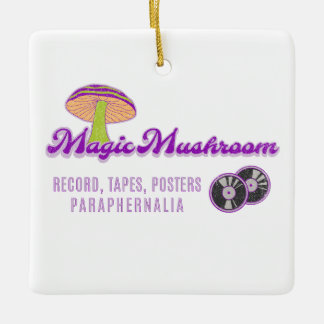 Magic Mushroom Music Store La Mirada Vintage Ceramic Ornament