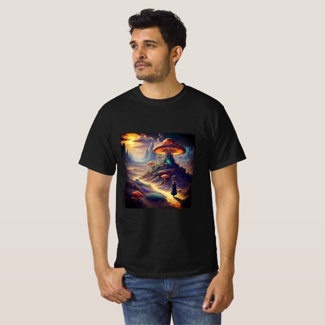 Magic Mushroom Planet  T-Shirt (Front Full)