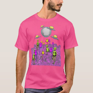 Magic Mushroom Psychedelic Alien Trip Shroom Edm G T-Shirt