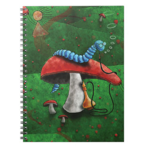 Magic Mushroom Spiral Notebook
