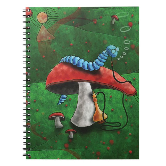 Magic Mushroom Spiral Notebook (Front)