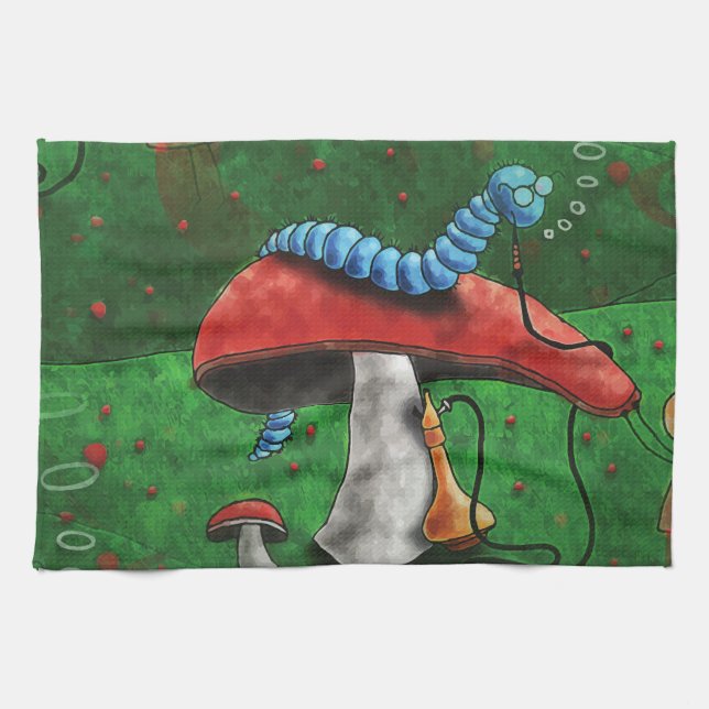 Magic Mushroom Tea Towel (Horizontal)