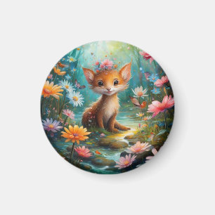 Magic mushrooms butterflies      magnet