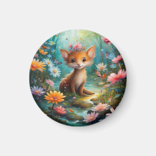 Magic mushrooms butterflies      magnet