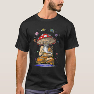 MAGIC MUSHROOMS YOGA Buddha Zen Funny Women Men Yo T-Shirt