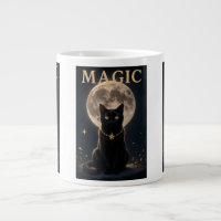 MAGIC – Mystic Black Cat & Full Moon Design