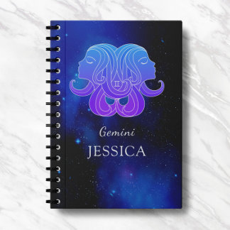 Magic Name with Zodiac sign Gemini Notebook