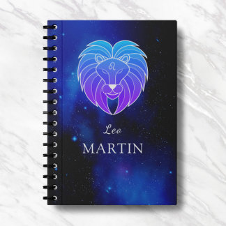 Magic Name with Zodiac sign Leo Notebook