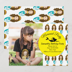 Magic of a Mermaid Party Invitation
