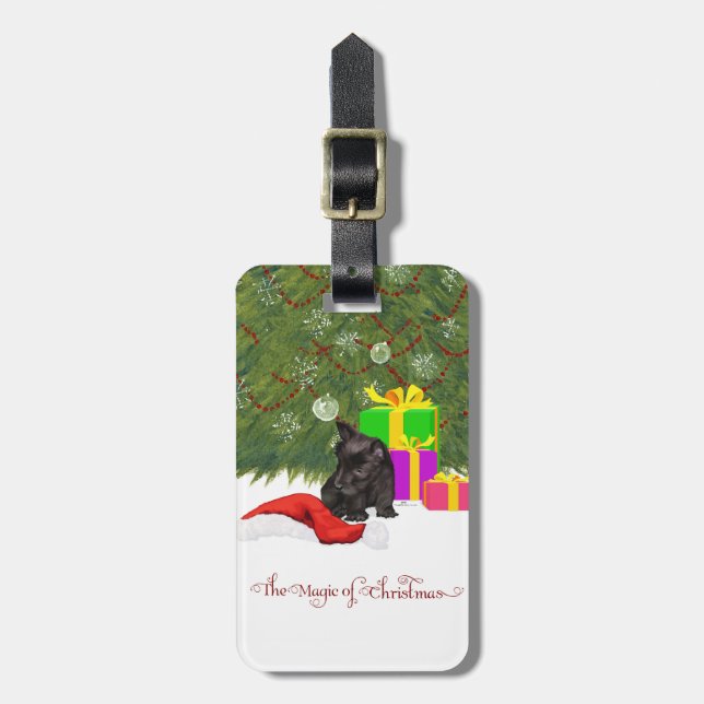 Magic of Christmas Luggage Tag (Front Vertical)