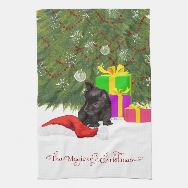 Magic of Christmas Tea Towel (Vertical)