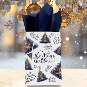 Magic of Christmas Trees Medium Gift Bag