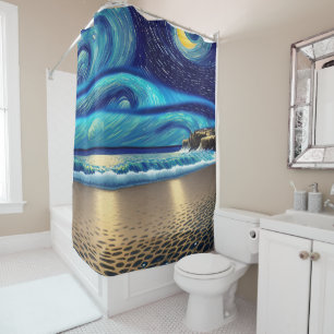 Magic of the Blue Ocean  Shower Curtain