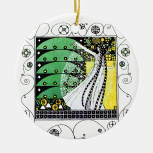 MAGIC OF THE SPRING CERAMIC TREE DECORATION