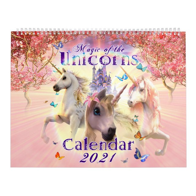 Magic of the Unicorns Calendar 2021 (Cover)