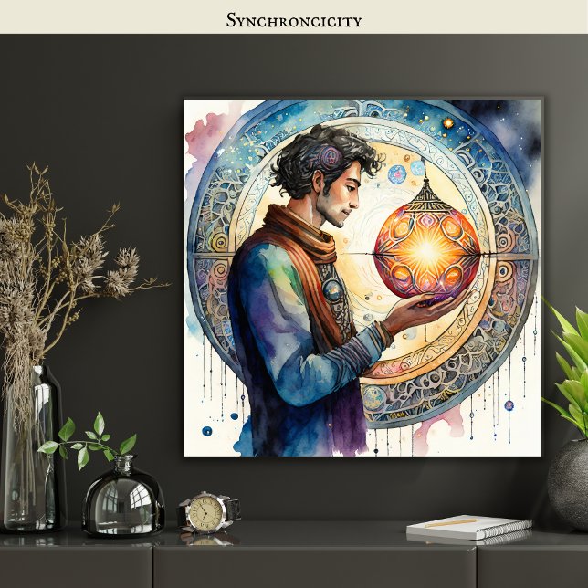 Magic Orbs Spirituality Mysticism One Soul Cosmic Poster (Creator Uploaded)