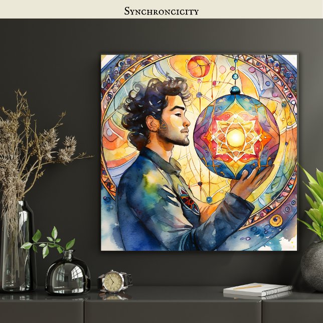 Magic Orbs Spirituality Mysticism One Soul Cosmic Poster (Creator Uploaded)