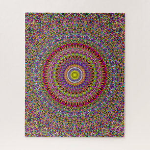Magic Ornate Garden Mandala Jigsaw Puzzle