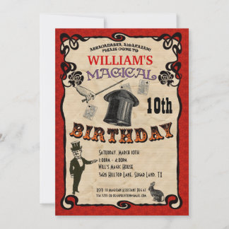 Magic Party Invitation