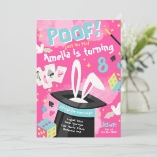 Magic Party Invitation   Magician Invitation