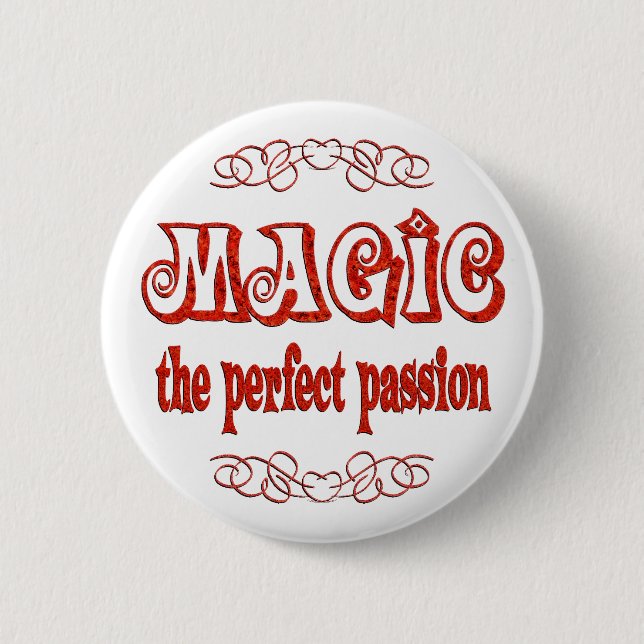 Magic Passion 6 Cm Round Badge (Front)