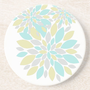 Magic Pastel Colour Flower Petals Coaster