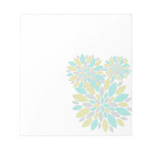 Magic Pastel Colour Flower Petals Notepad