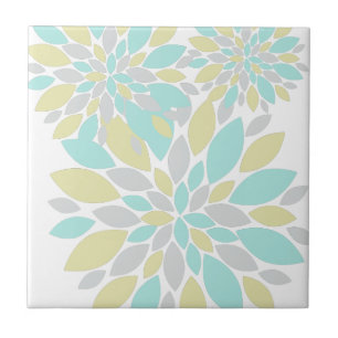 Magic Pastel Colour Flower Petals Tile